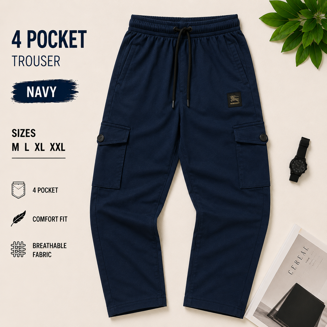 Mens Terry Trouser